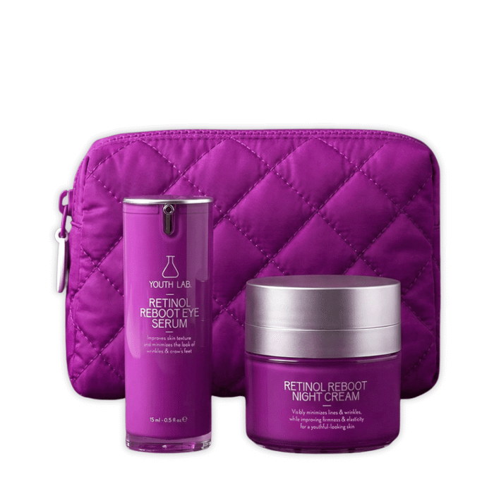 retinol reboot night face & eye set