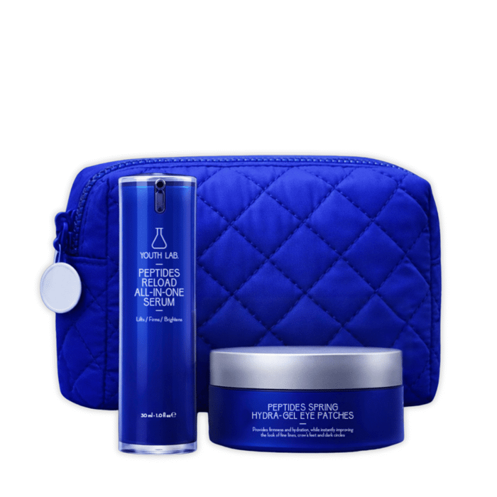 all in one serum & peptides spring eye patches set