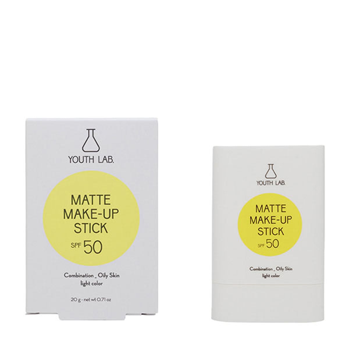 matte make up stick spf 50 light