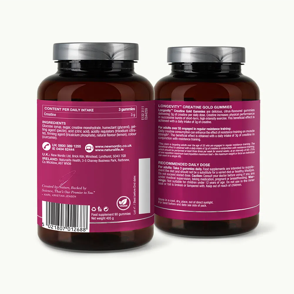 longevity creatine gold™ gummies